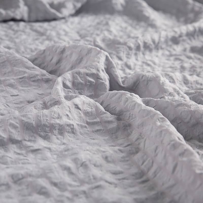 Célula somatica dormir lanzador Venta al por mayor La tela textil para el hogar de seersucker de fibra  química 100% poliéster es suave y agradable para la piel, fuerte y  duradera, se pueden teñir varios colores